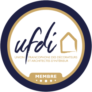 Badge Membre UFDI, le réseau des Décorateurs et Architectes d'intérieur